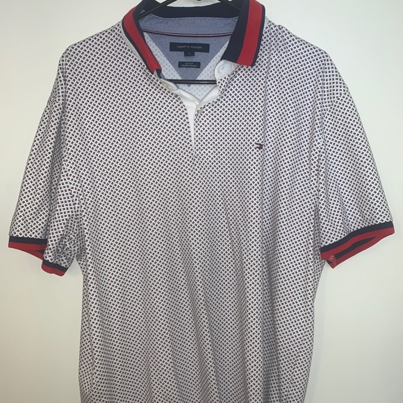 COPY - Tommy Hilfiger Patterned Polo - Picture 1 of 3